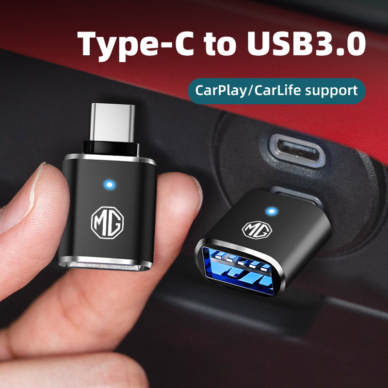 Tech Car Accessories - سيارة LED نوع C إلى USB