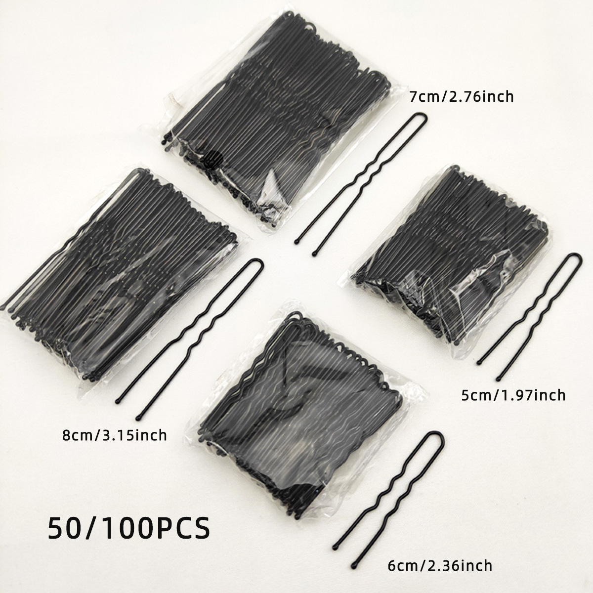 Tech Accessories Women - 50/100 قطعة النساء 5/6/7/8 سنتيمتر الشعر
