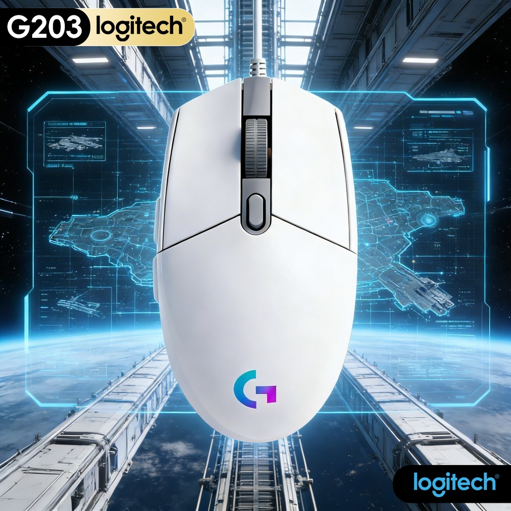 Logitech Mouse G203 - ماوس الألعاب السلكي لوجيتك G203، سهل