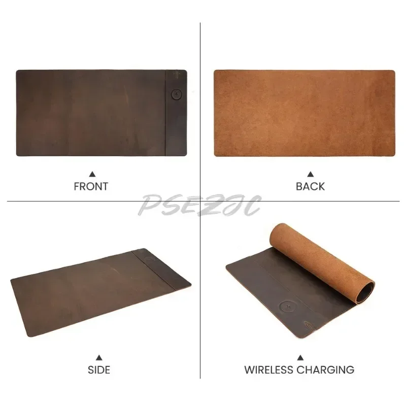 لوحة ماوس كلاسيكية من جلد البق - مراجعة Mouse Charging Pad وسعره