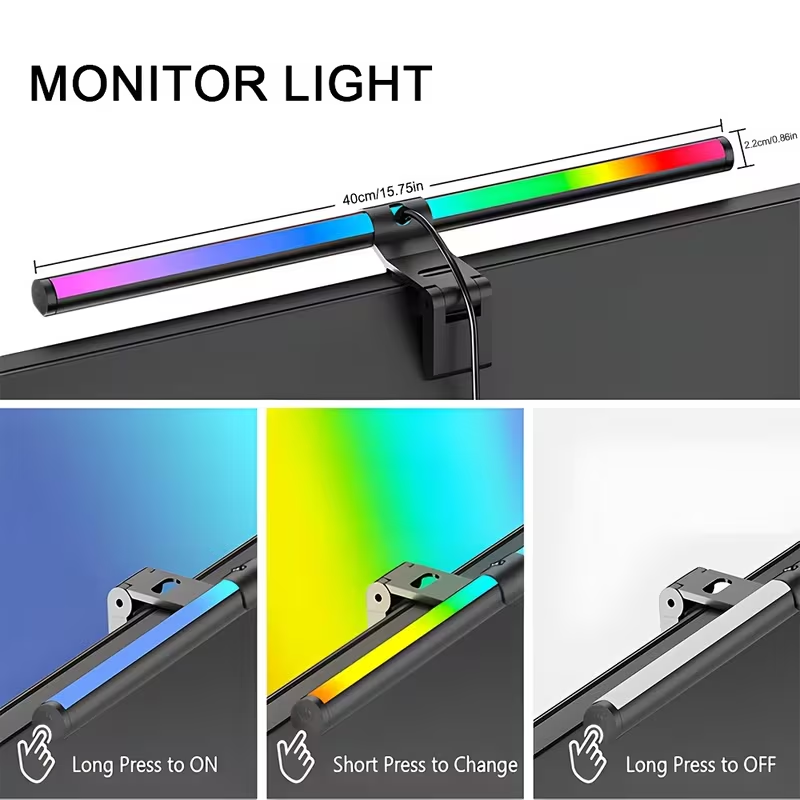 شريط إضاءة للشاشة RGB، شريط إض - مراجعة Tech Accessories For Desk وسعره
