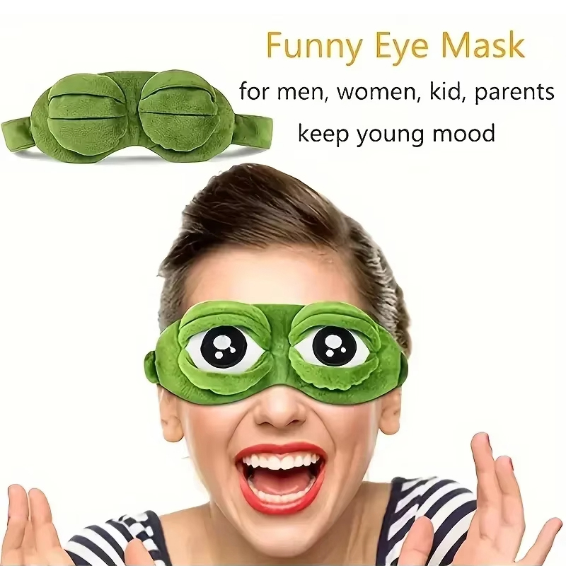 قناع عين على شكل ضفدع للحفلات، - مراجعة Tech Accessories Women وسعره
