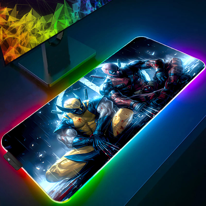 لوحة ماوس LED للألعاب بإضاءة خ - مراجعة Tech Accessories For Desk وسعره
