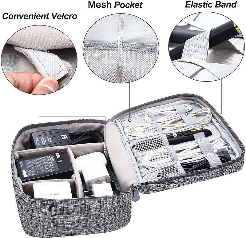 حقيبة تخزين الكابلات مقاوم للم - مراجعة Tech Accessories Wholesale وسعره