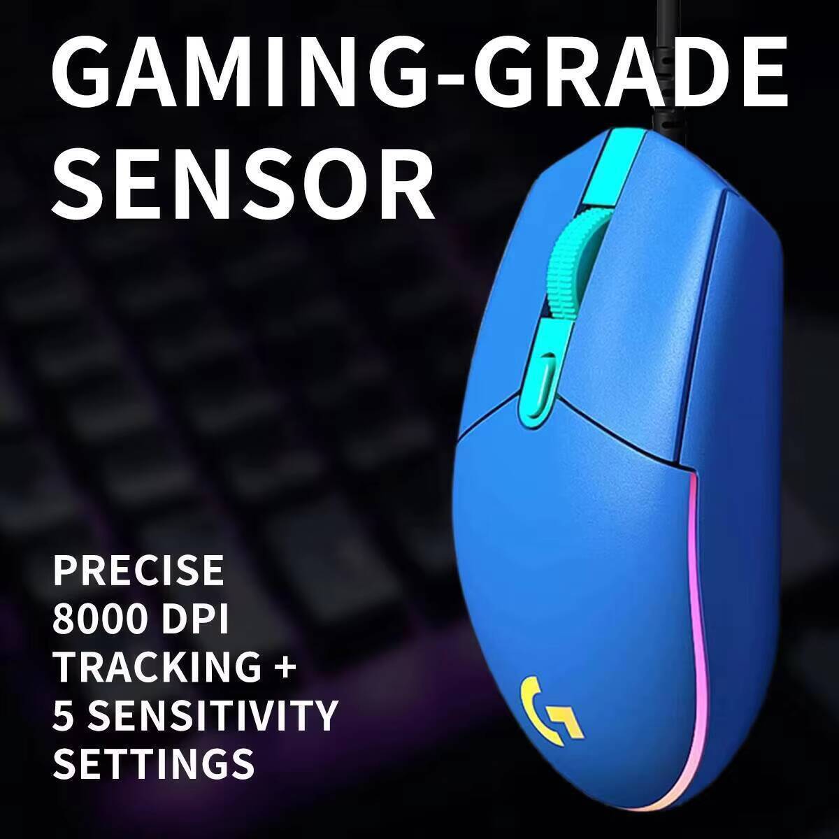 ماوس لوجيتك G203 سلكي للألعاب، - مراجعة Logitech Mouse G203 وسعره