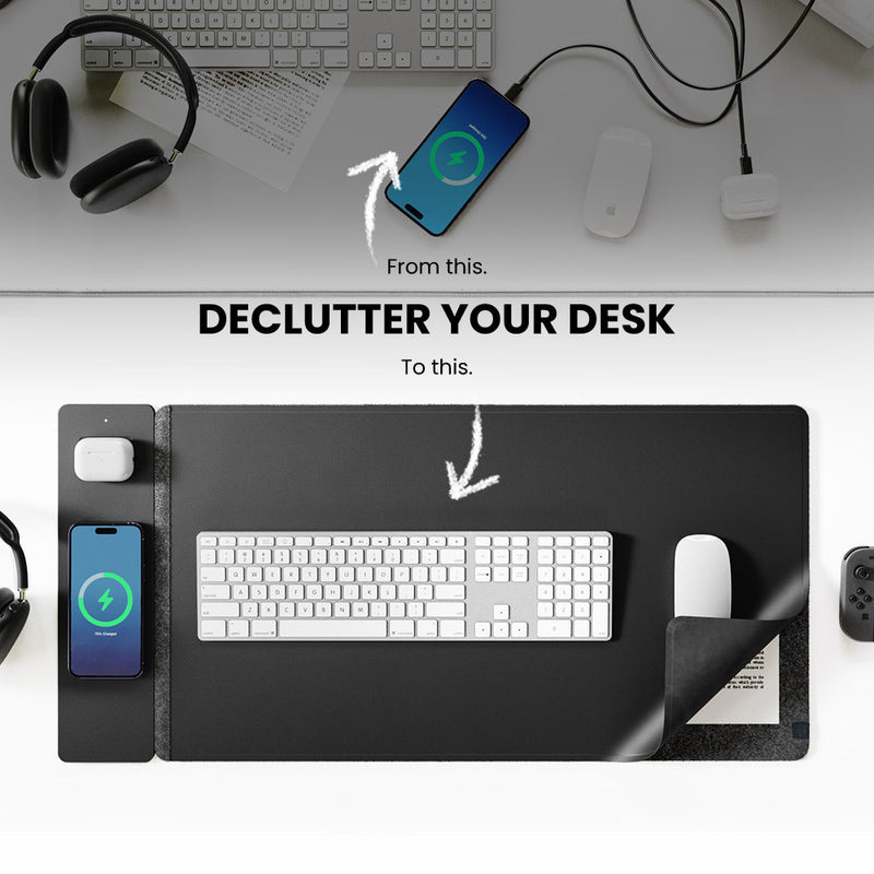 لوحة ماوس لاسلكية مغناطيسية لل - مراجعة Mouse Charging Pad وسعره