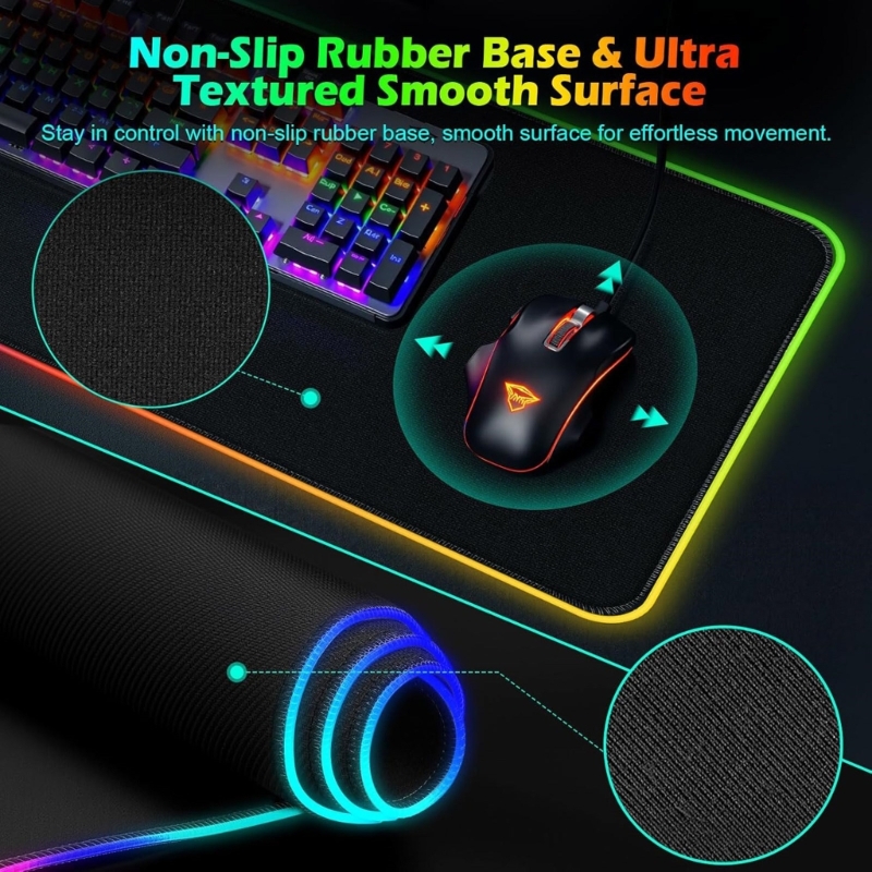 لوحة ماوس ألعاب LED 96GE مع قا - مراجعة Mouse Charging Pad وسعره