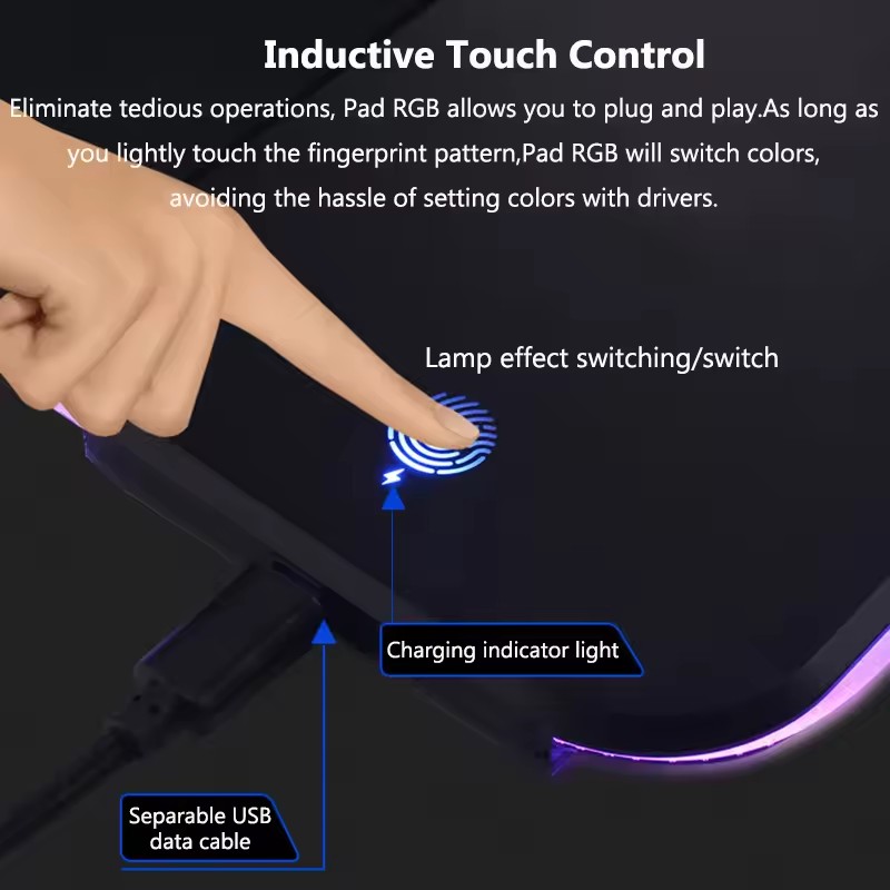لوحة ماوس RGB مع شاحن لاسلكي 1 - مراجعة Mouse Charging Pad وسعره