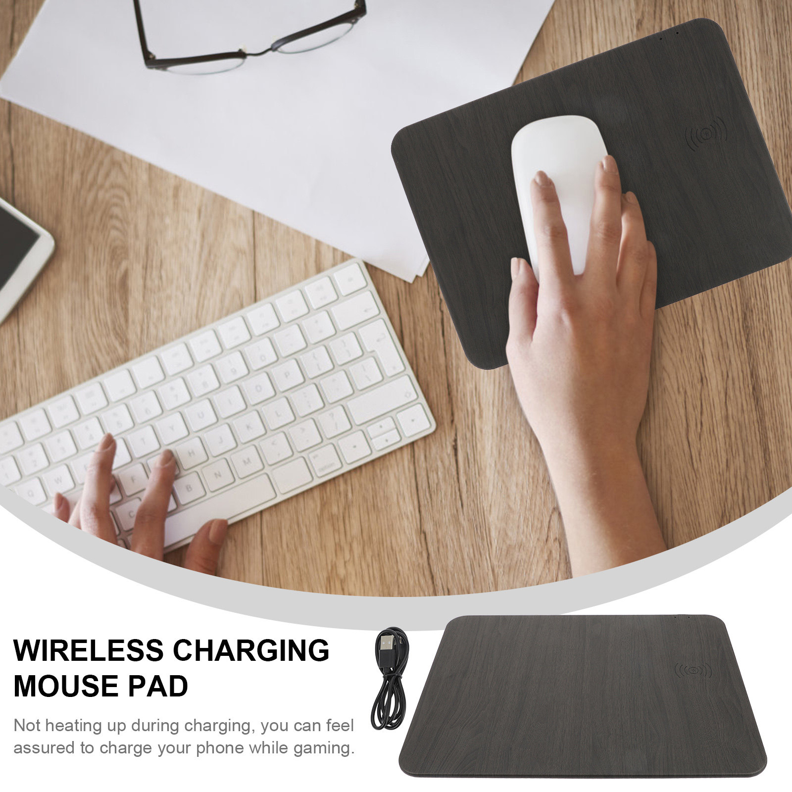 لوحة ماوس للشحن اللاسلكي بقوة  - مراجعة Mouse Charging Pad وسعره