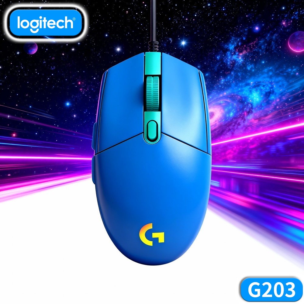 ماوس الألعاب السلكي لوجيتك G20 - مراجعة Logitech Mouse G203 وسعره