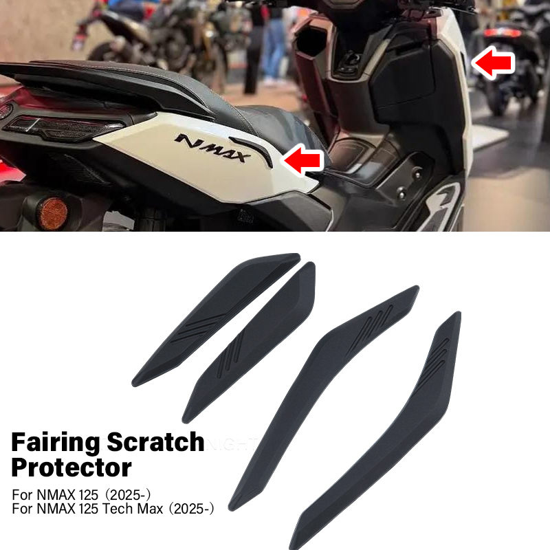 الجانب هدية خدش حامي لياماها N - مراجعة Nmax Tech Max Accessories وسعره