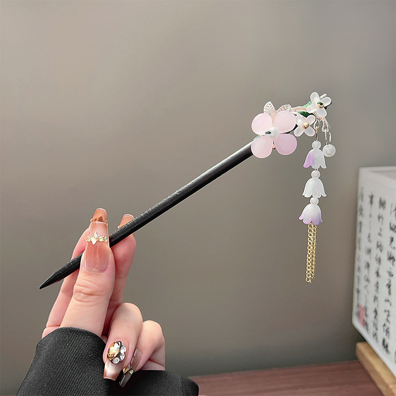 عصا شعر كلاسيكية بشراشيب، دبوس - مراجعة Tech Accessories Women وسعره