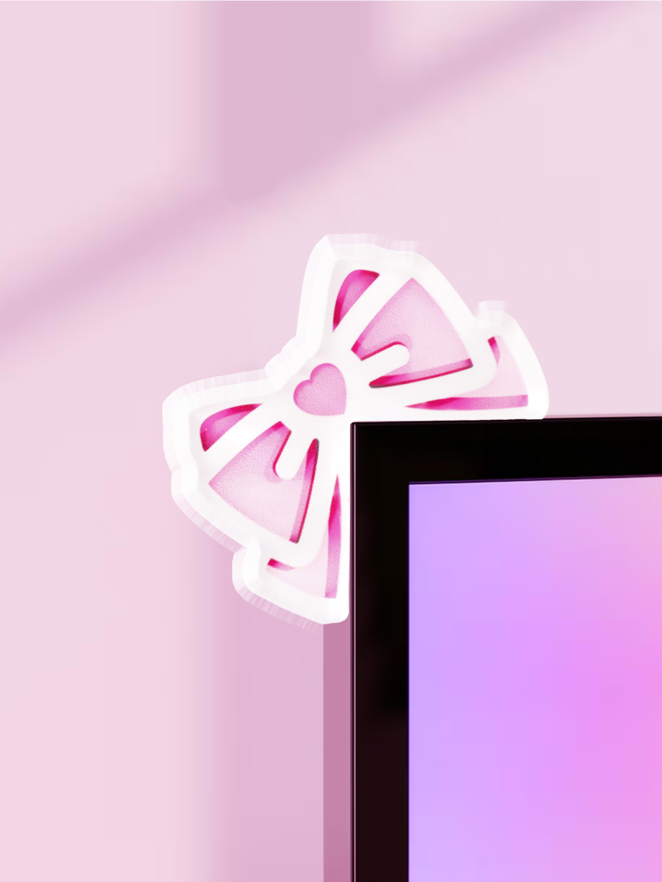 Kawaii القوس رصد ديكور الوردي  - مراجعة Tech Accessories For Desk وسعره
