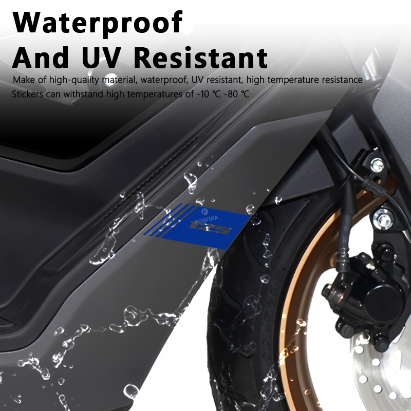 ملصقات فينيل POSFIRA للدراجات  - مراجعة Nmax Tech Max Accessories وسعره